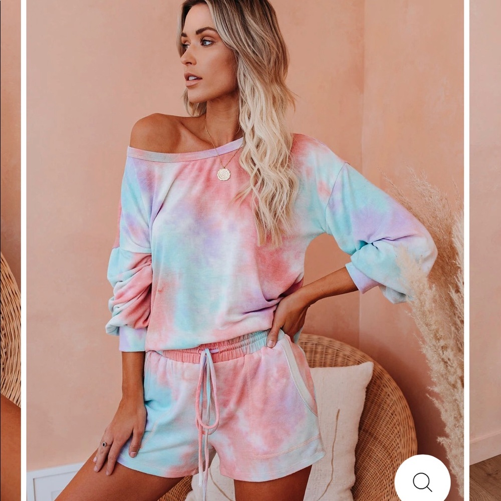 Tie dye lounge set